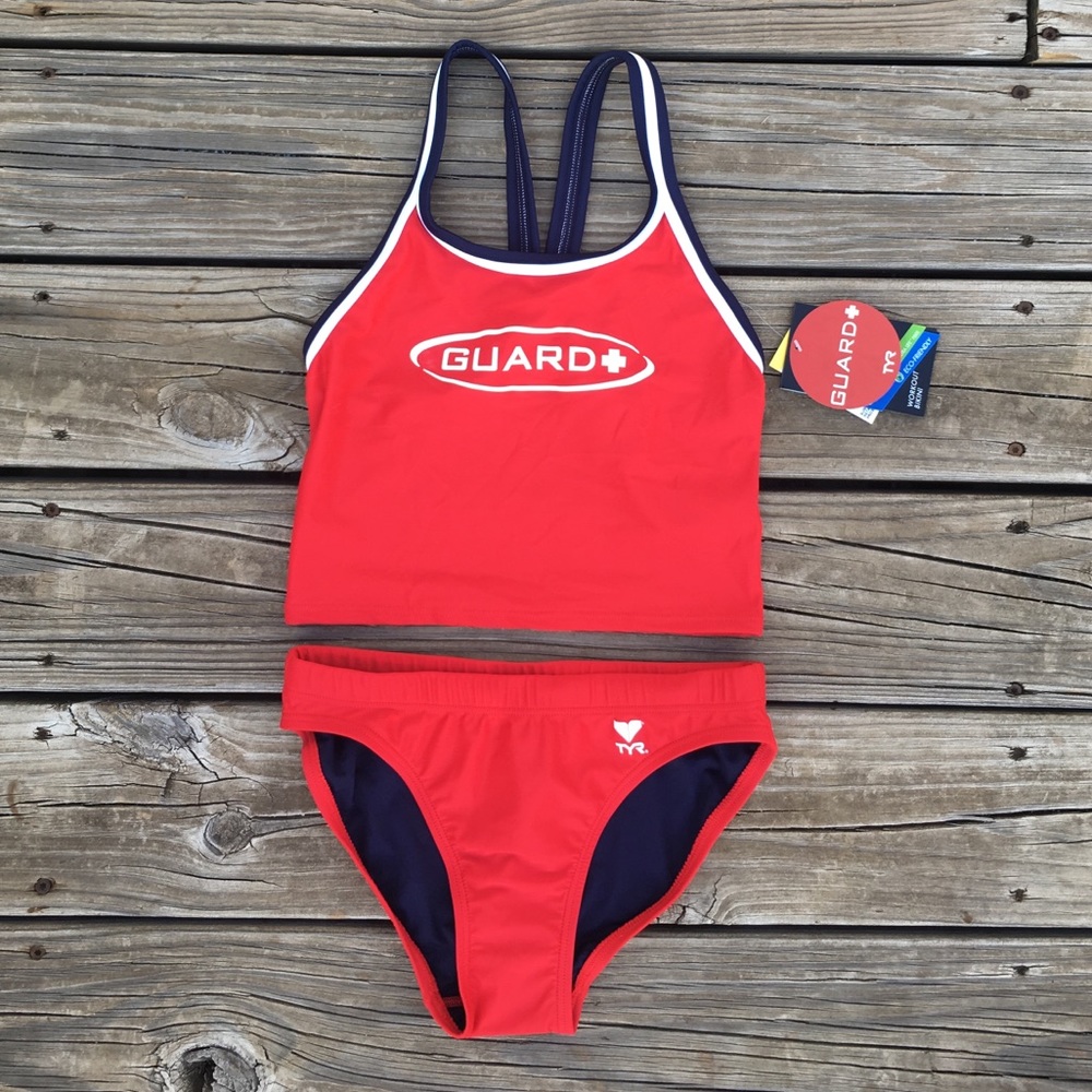 NWT! Life Guard two piece